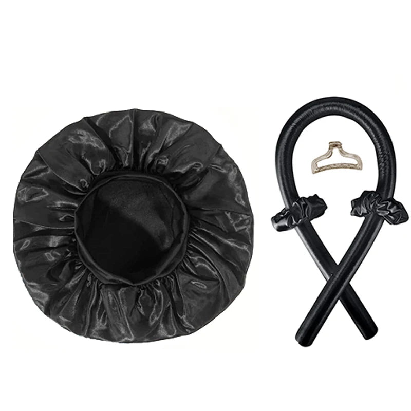 Heatless Hair Curler & Satin Sleep Set