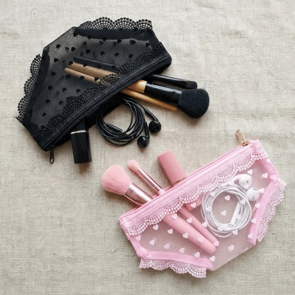 Mesh Travel Cosmetic & Jewelry Bag
