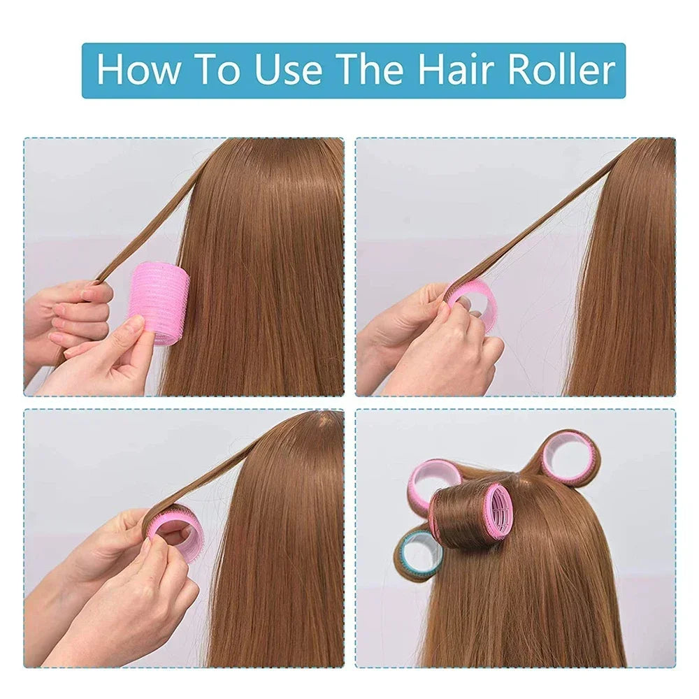 Self-Grip Heatless Hair Rollers